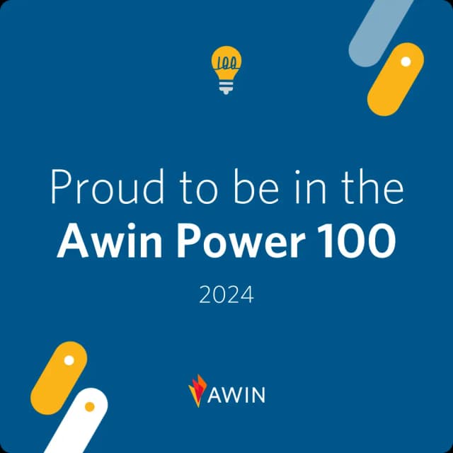 ShopAR named Awin Power 100 top affiliate partner.