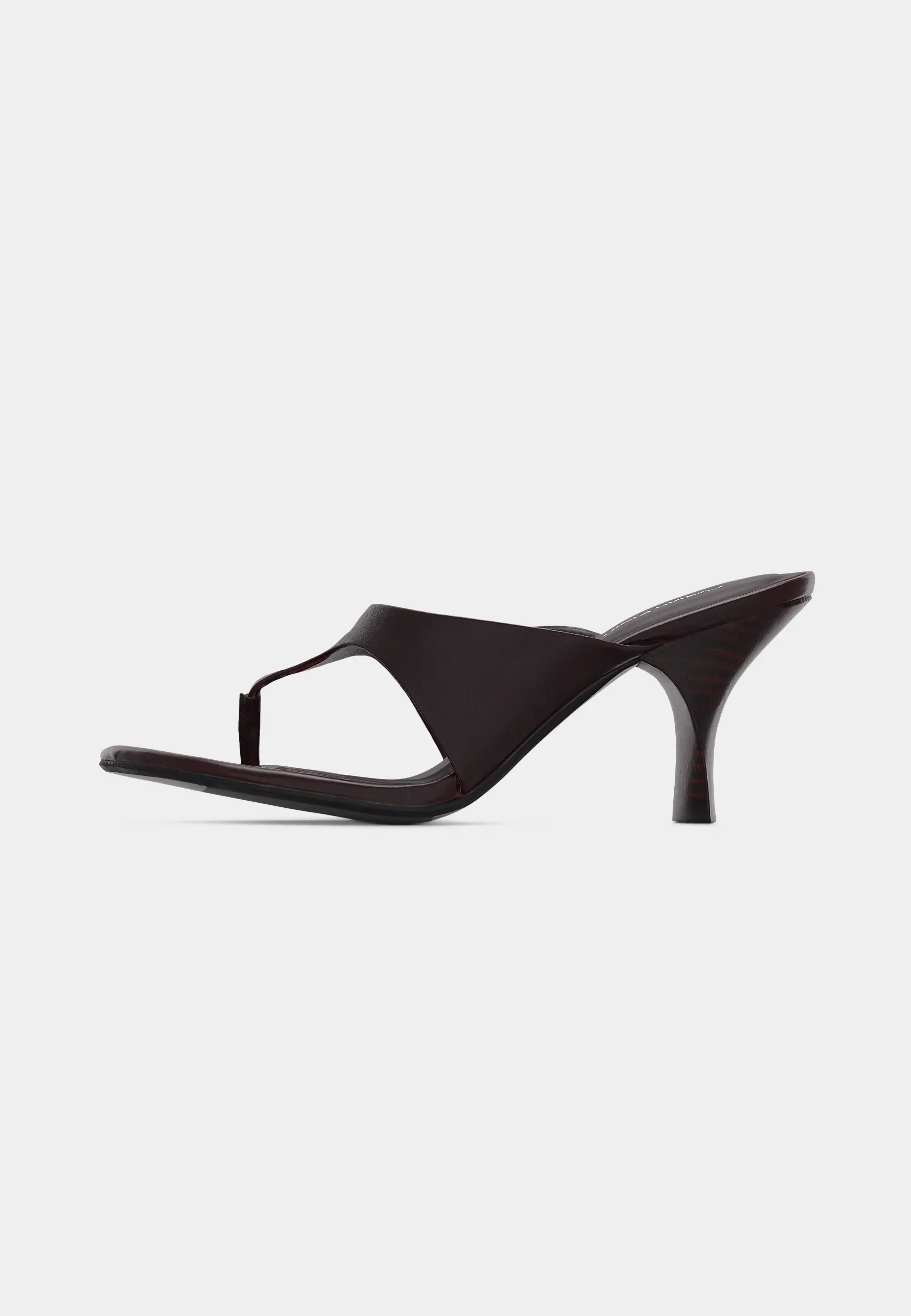 SCULPT KITT HEEL SNDL THONG LTH