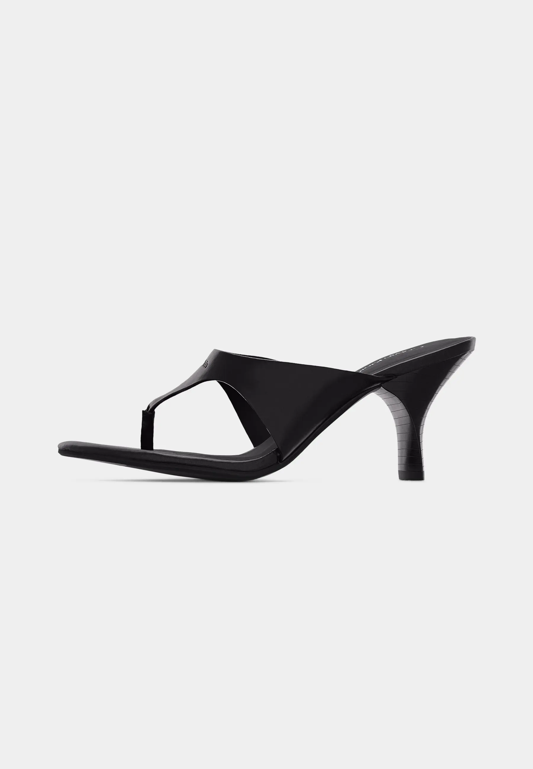SCULPT KITT HEEL SNDL THONG LTH