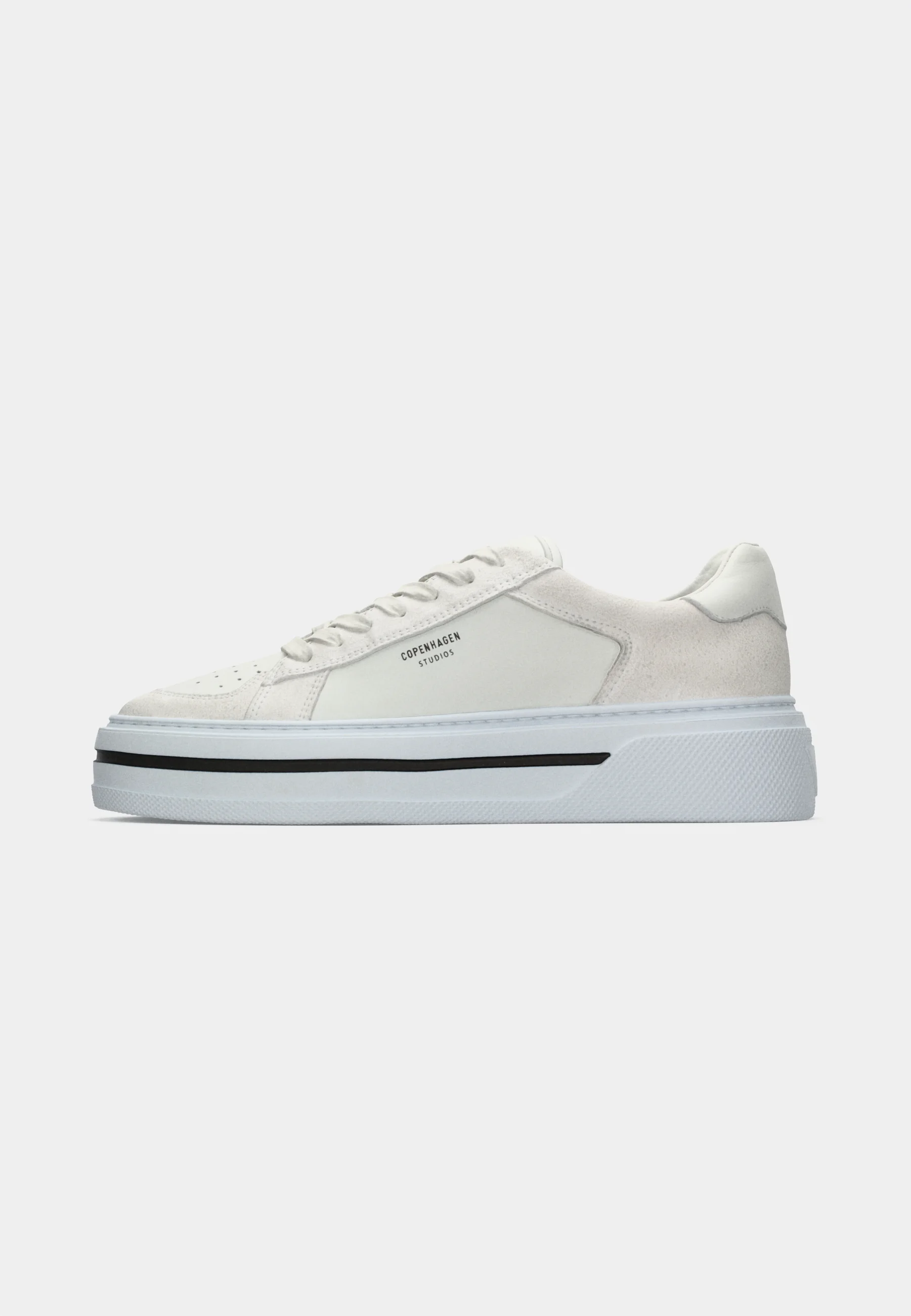 CPH181 leather mix white