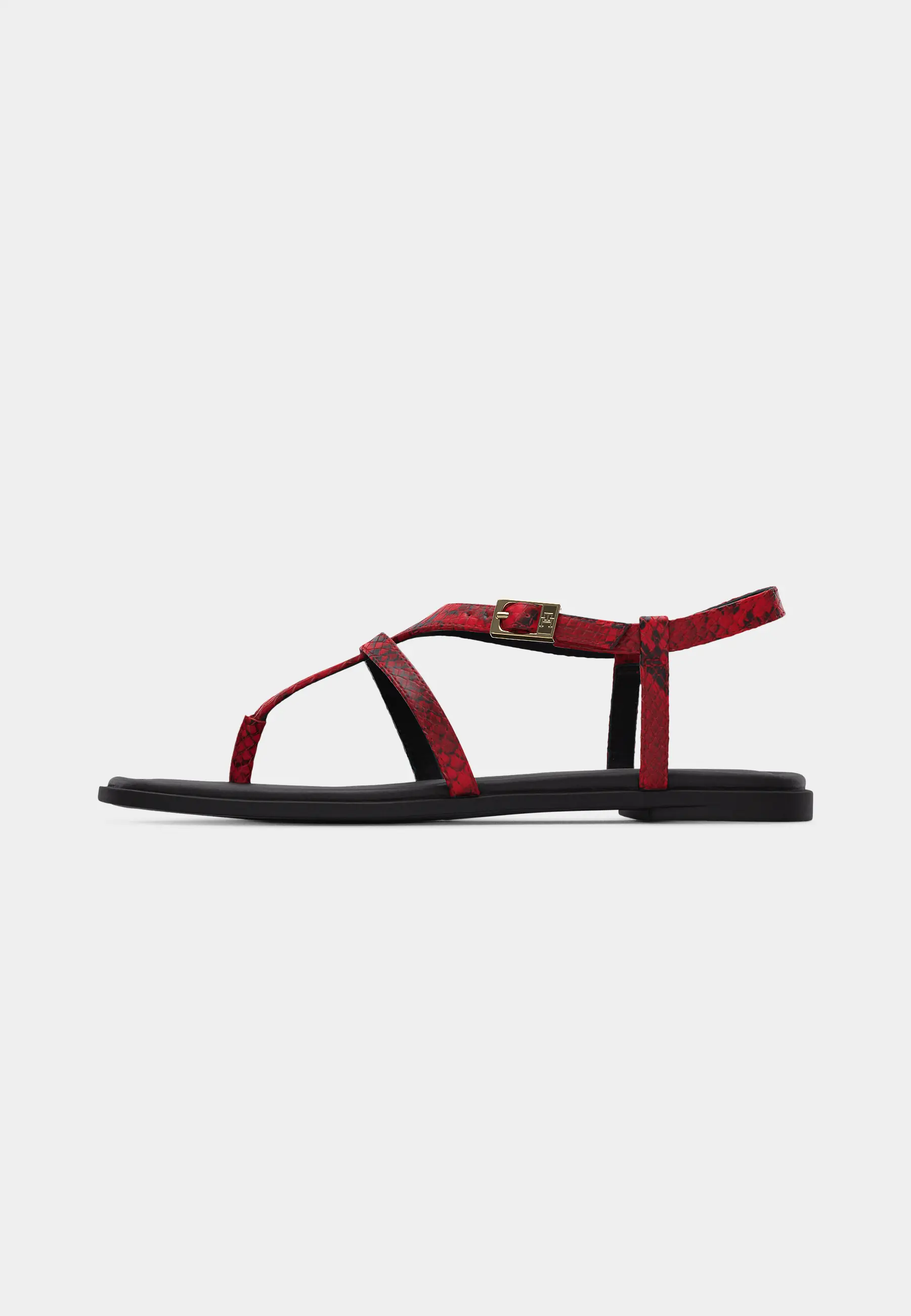 TH BUCKLE THONG SANDAL SNAKE
