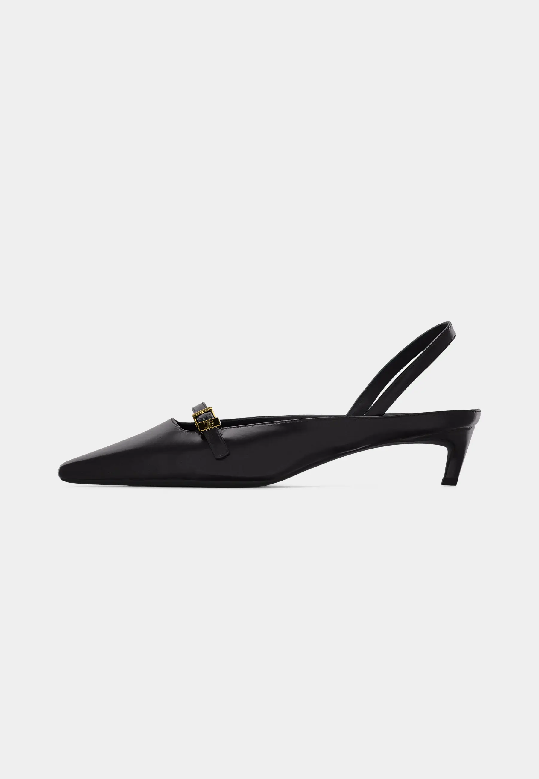 TH BUCKLE KITTEN SLINGBACK PUMP