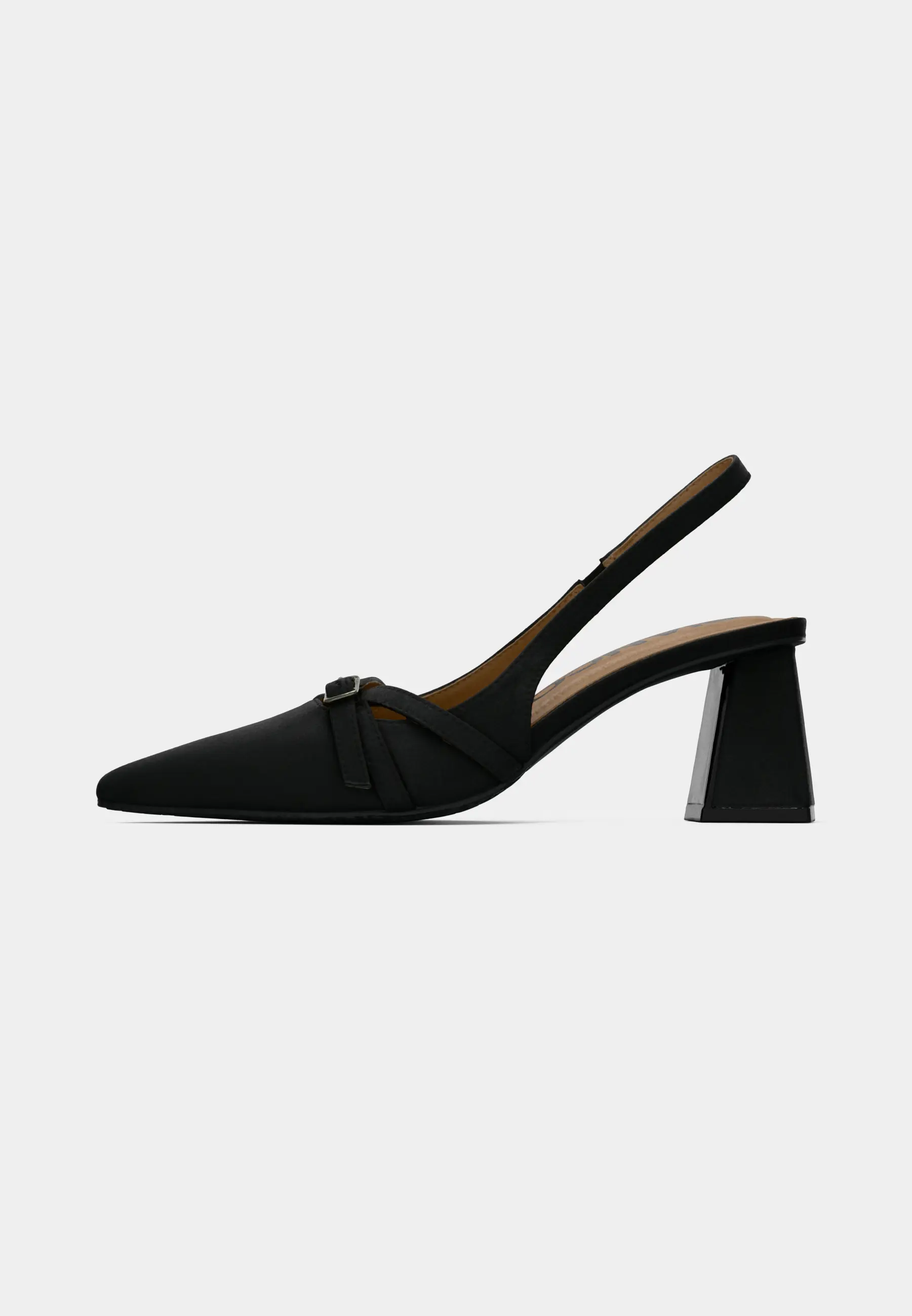 BIAMARALYN Buckle Slingback Satin