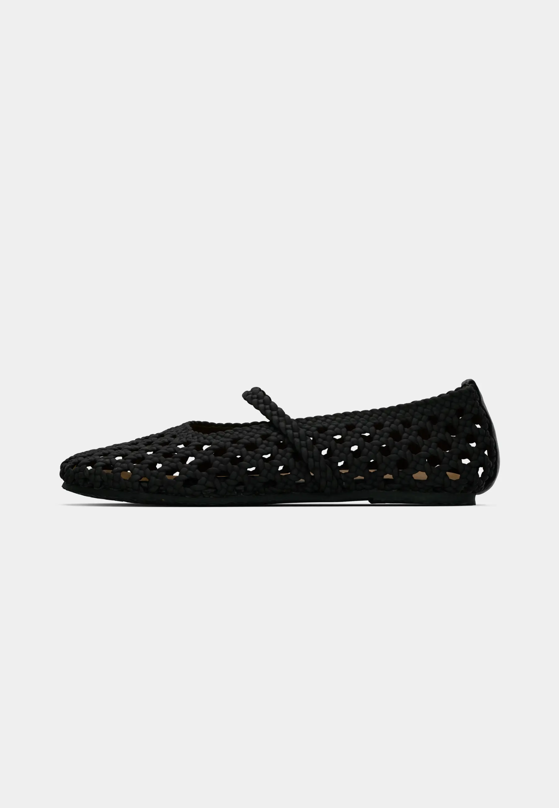 BIASTELLA Mary Jane Crochet Satin